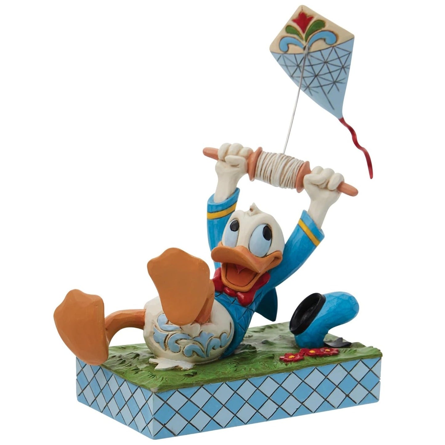 Jim Shore "A Flying Duck" Donald with Kite Figurine