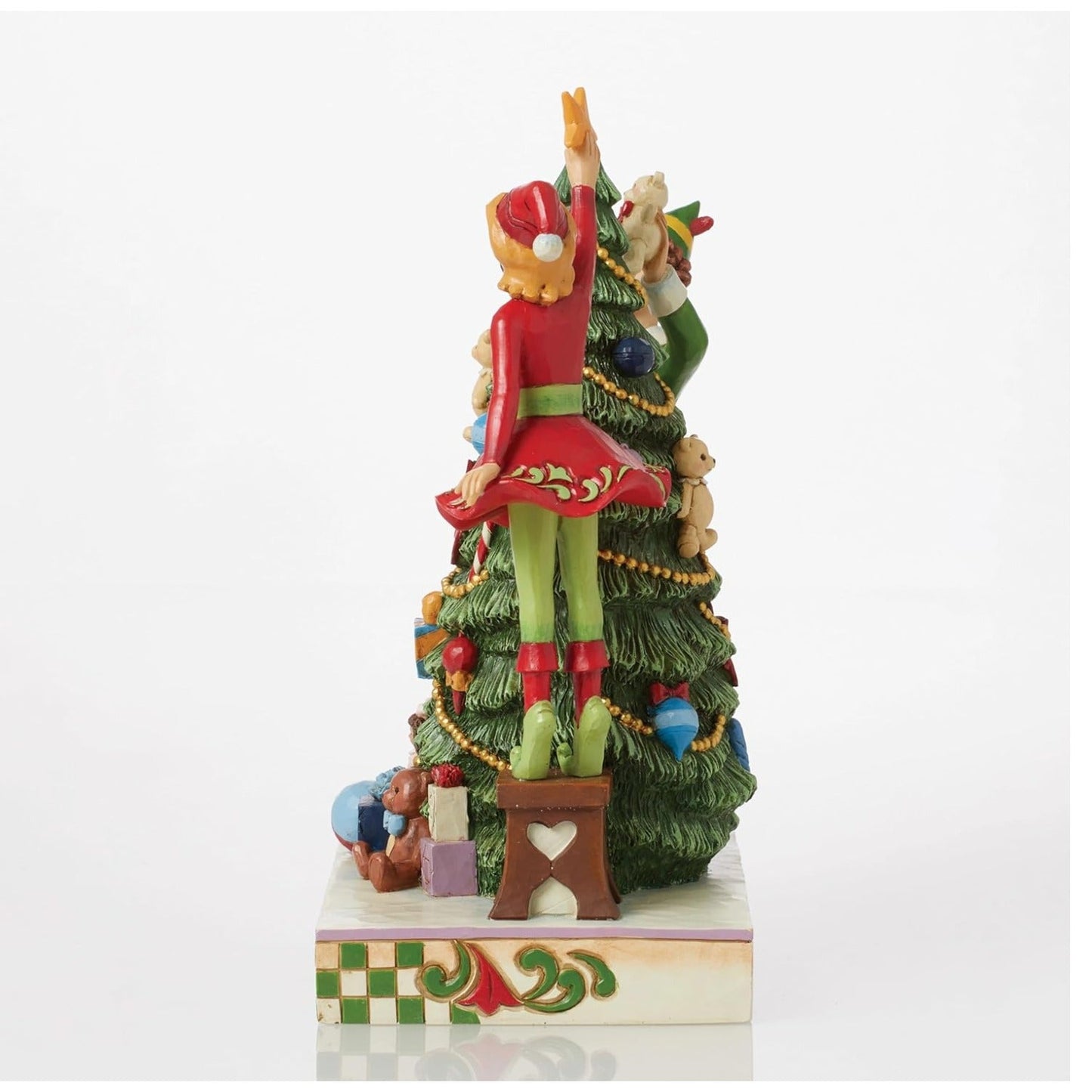 Jim Shore Buddy Elf and Jovie Elf Decorating Figurine