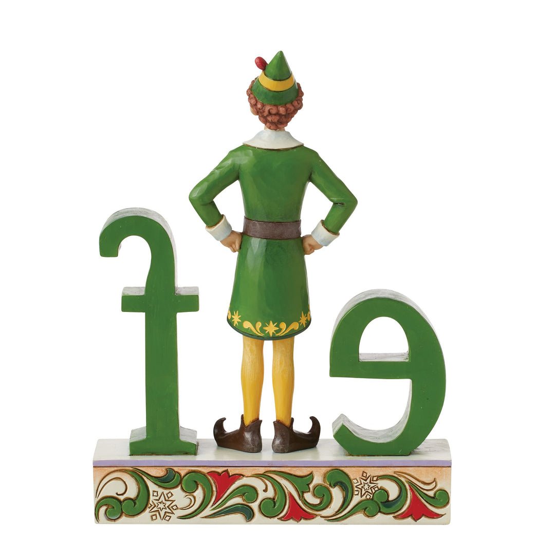 Jim Shore Buddy Elf Standing Elf Word