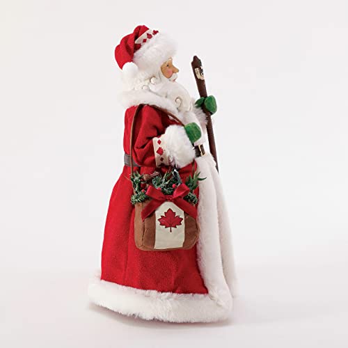 Jim Shore by Possible Dreams True North Canadian Santa Figurine, 10.5 Inch