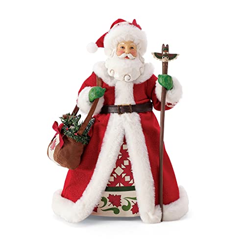 Jim Shore by Possible Dreams True North Canadian Santa Figurine, 10.5 Inch