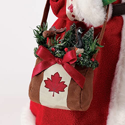 Jim Shore by Possible Dreams True North Canadian Santa Figurine, 10.5 Inch
