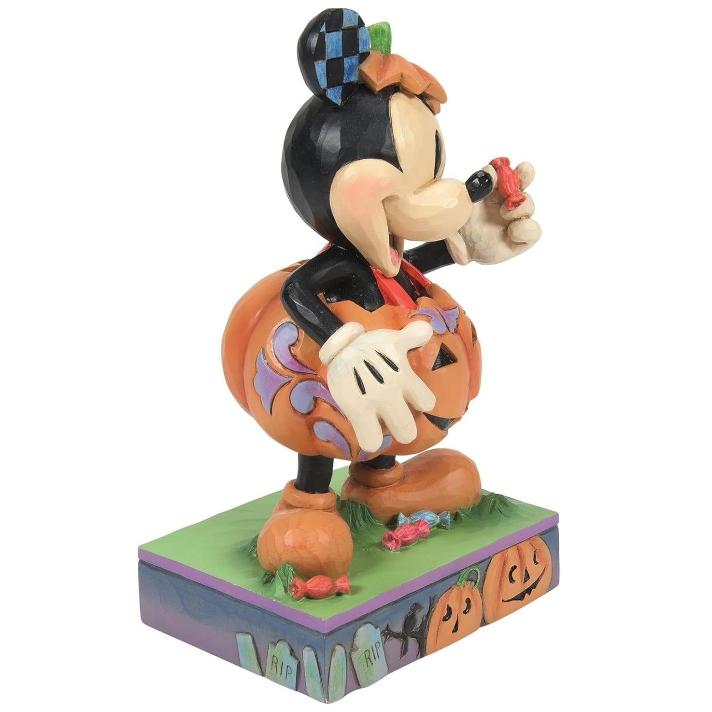 Jim Shore Disney Traditions Halloween Mickey Mouse in Pumpkin Costume Figurine