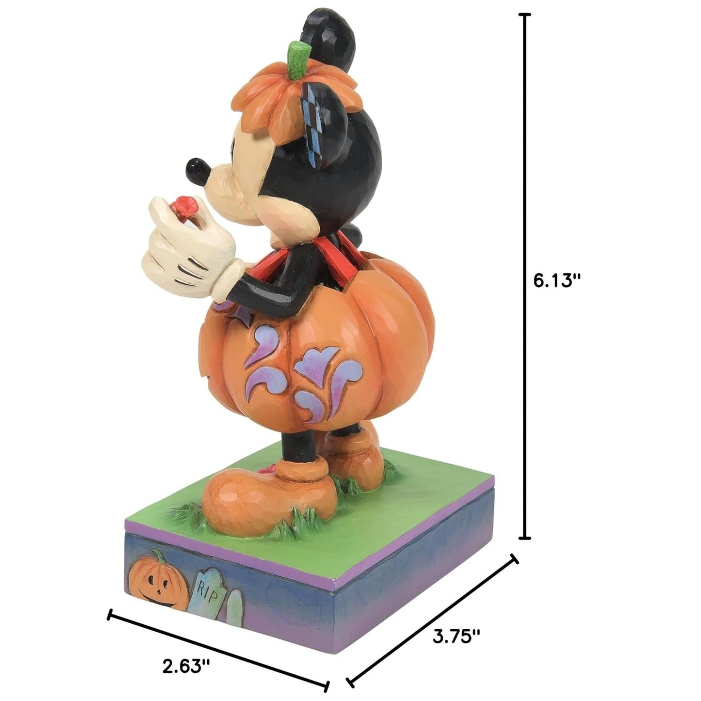 Jim Shore Disney Traditions Halloween Mickey Mouse in Pumpkin Costume Figurine