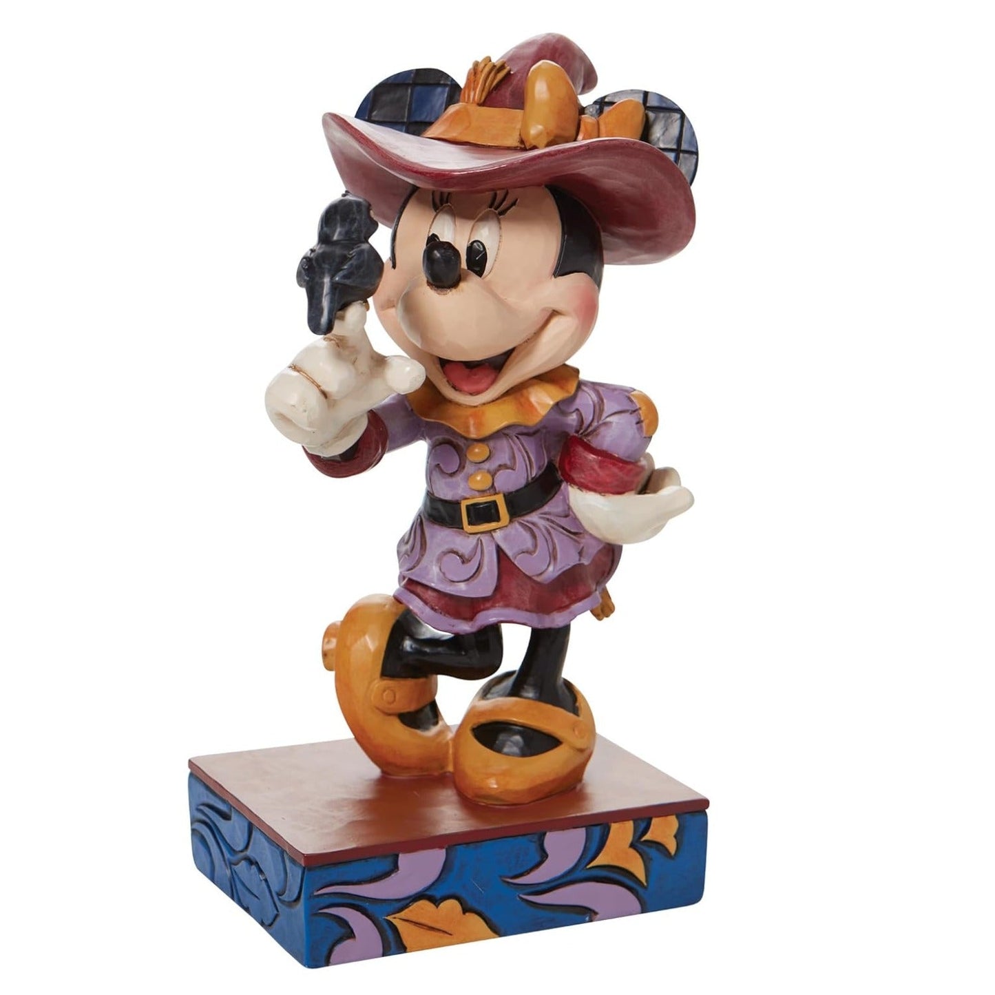 Jim Shore Disney Traditions Halloween Scarecrow Minnie Mouse Figurine, 6.5"