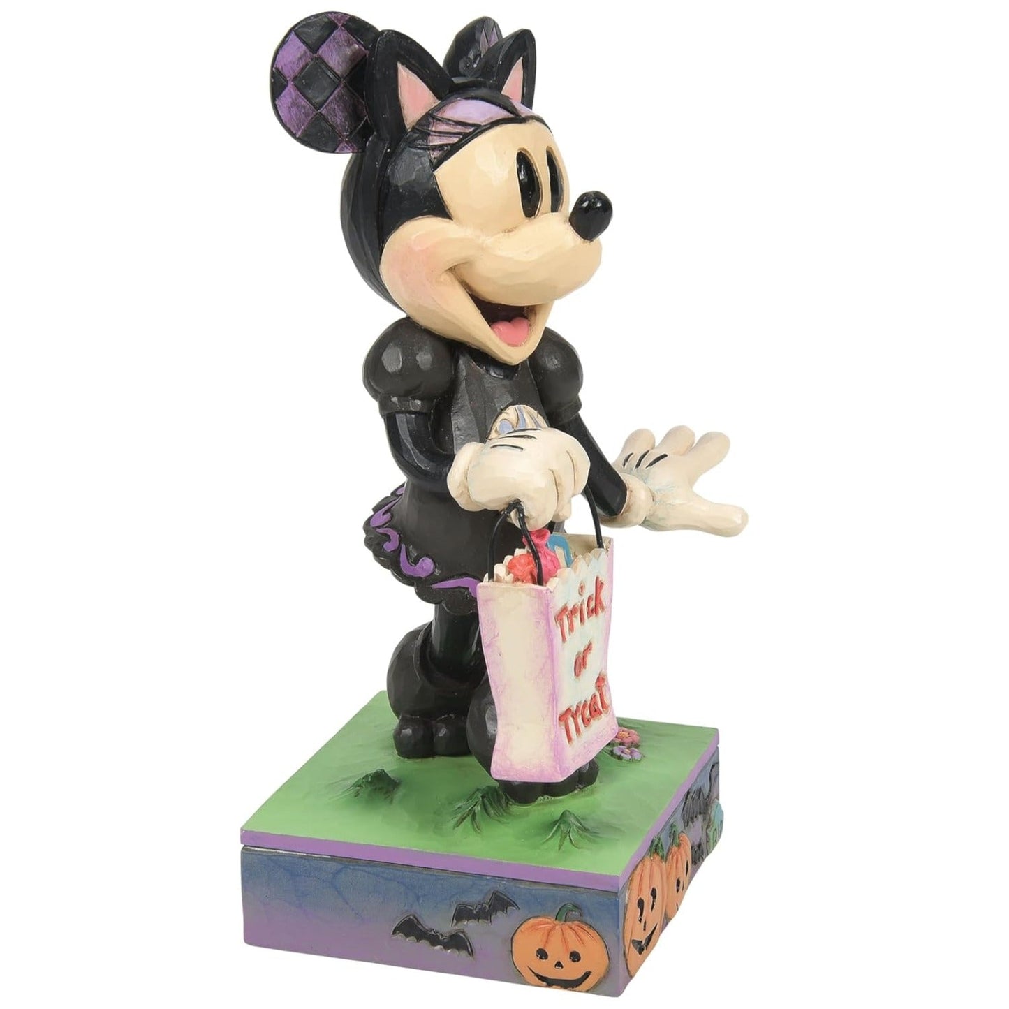 Jim Shore Disney Traditions Minnie Mouse Black Cat Costume Figurine