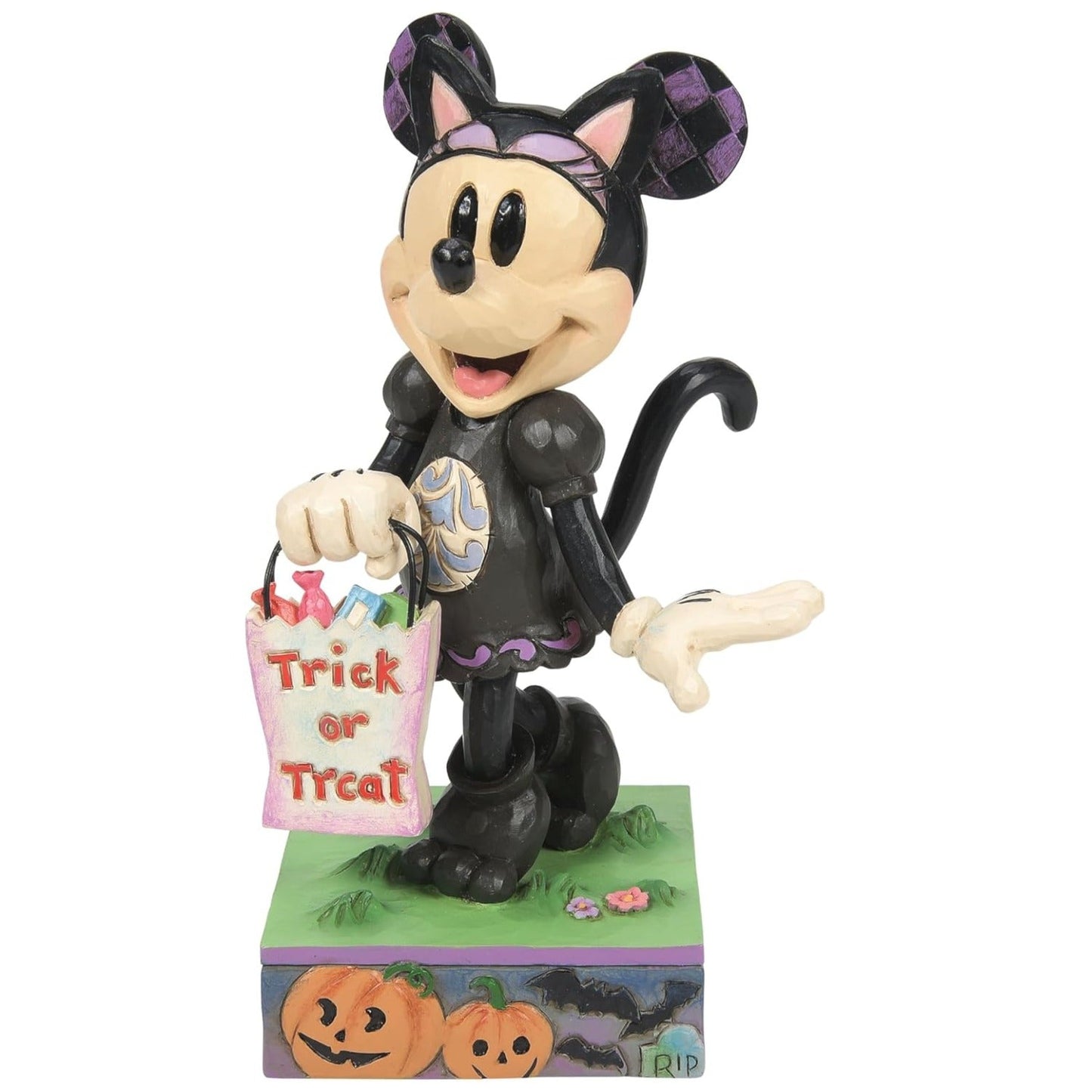 Jim Shore Disney Traditions Minnie Mouse Black Cat Costume Figurine