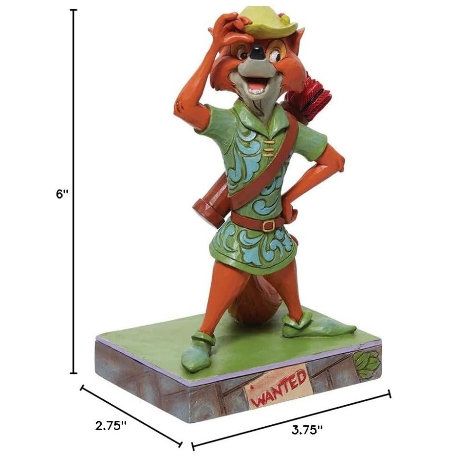 Jim Shore Disney Traditions Robin Hood Figurine, 5.7"