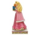 Jim Shore Disney Traditions Sleeping Beauty Christmas Aurora Figurine, 7 Inch