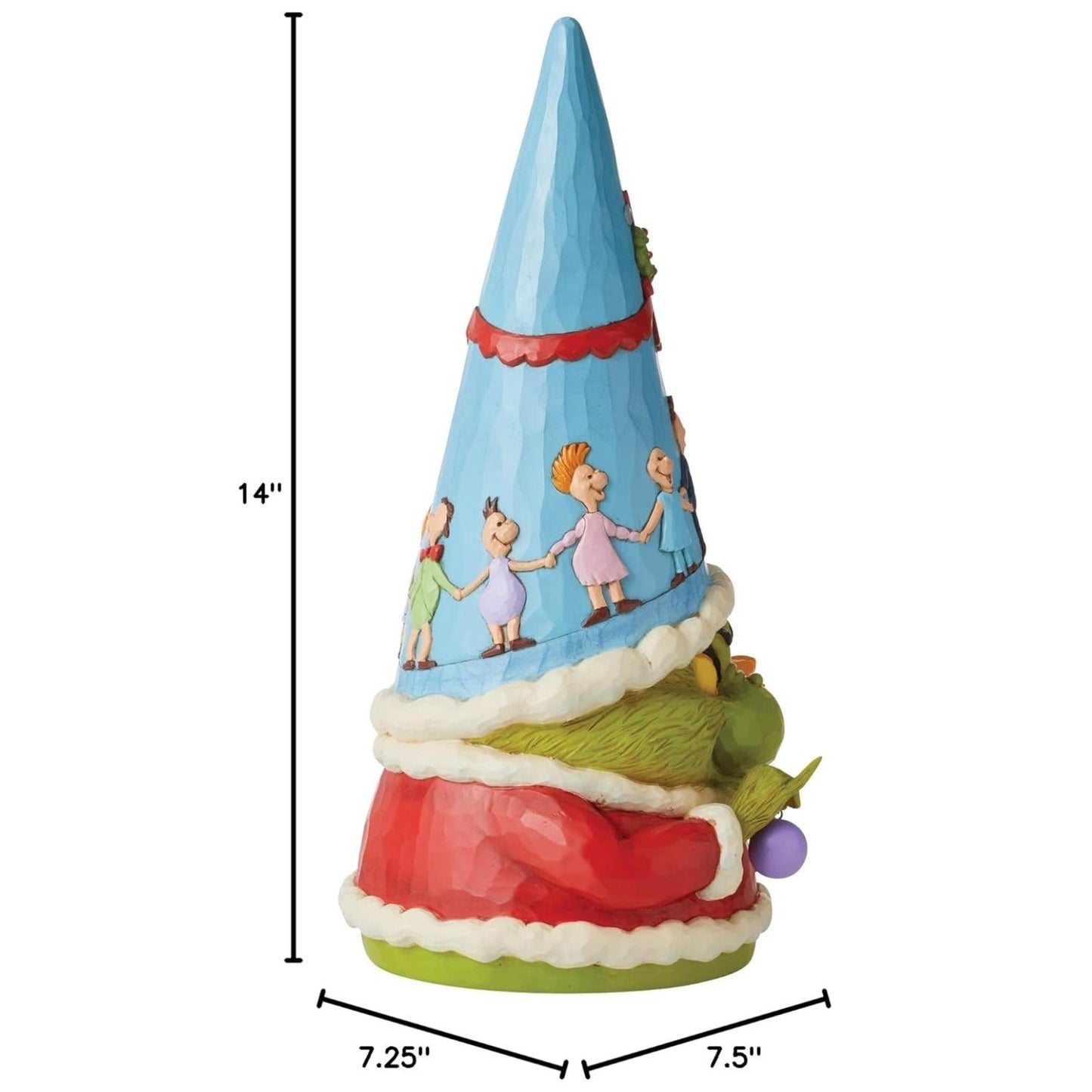 Jim Shore Dr. Seuss The Grinch Gnome Statue Figurine