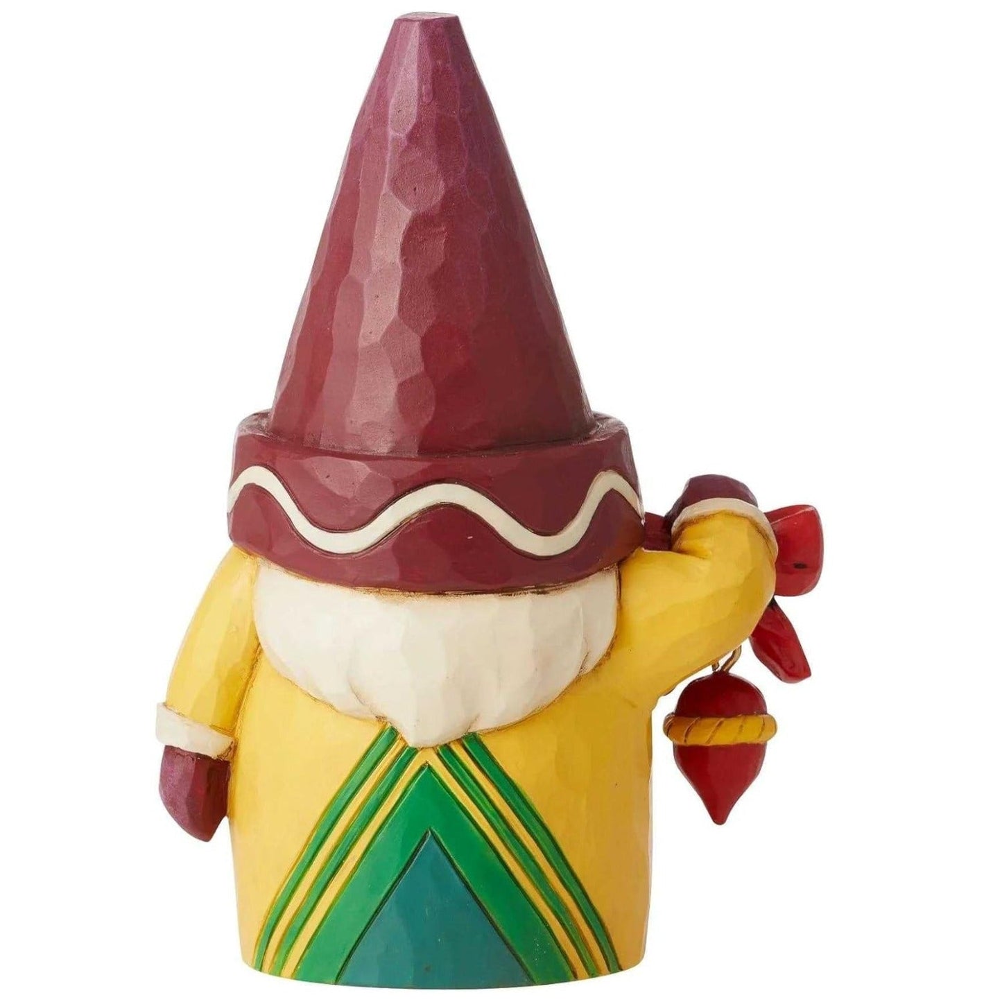 Jim Shore "Embellished in Color" Crayola Gnome Holding Ornament Figurine, 4.45"