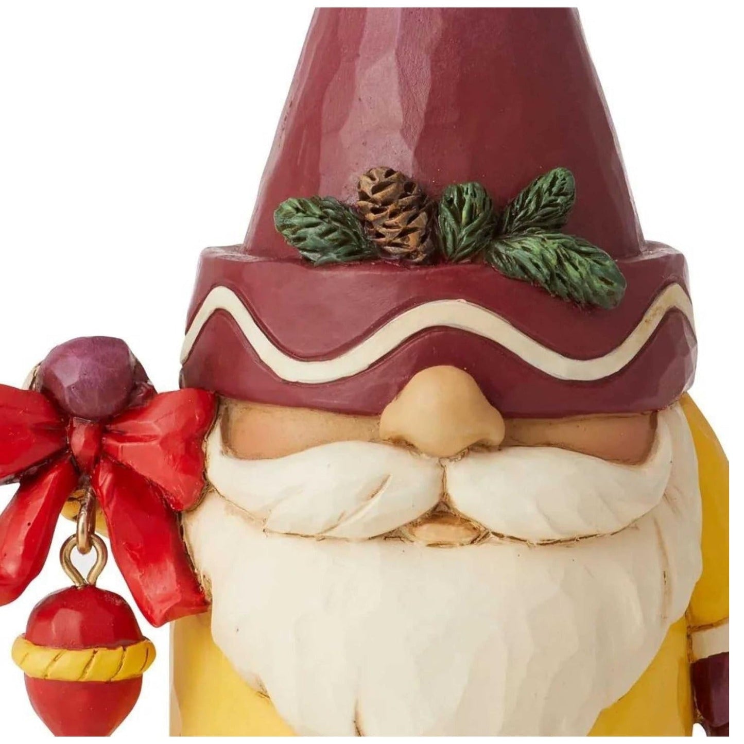 Jim Shore "Embellished in Color" Crayola Gnome Holding Ornament Figurine, 4.45"