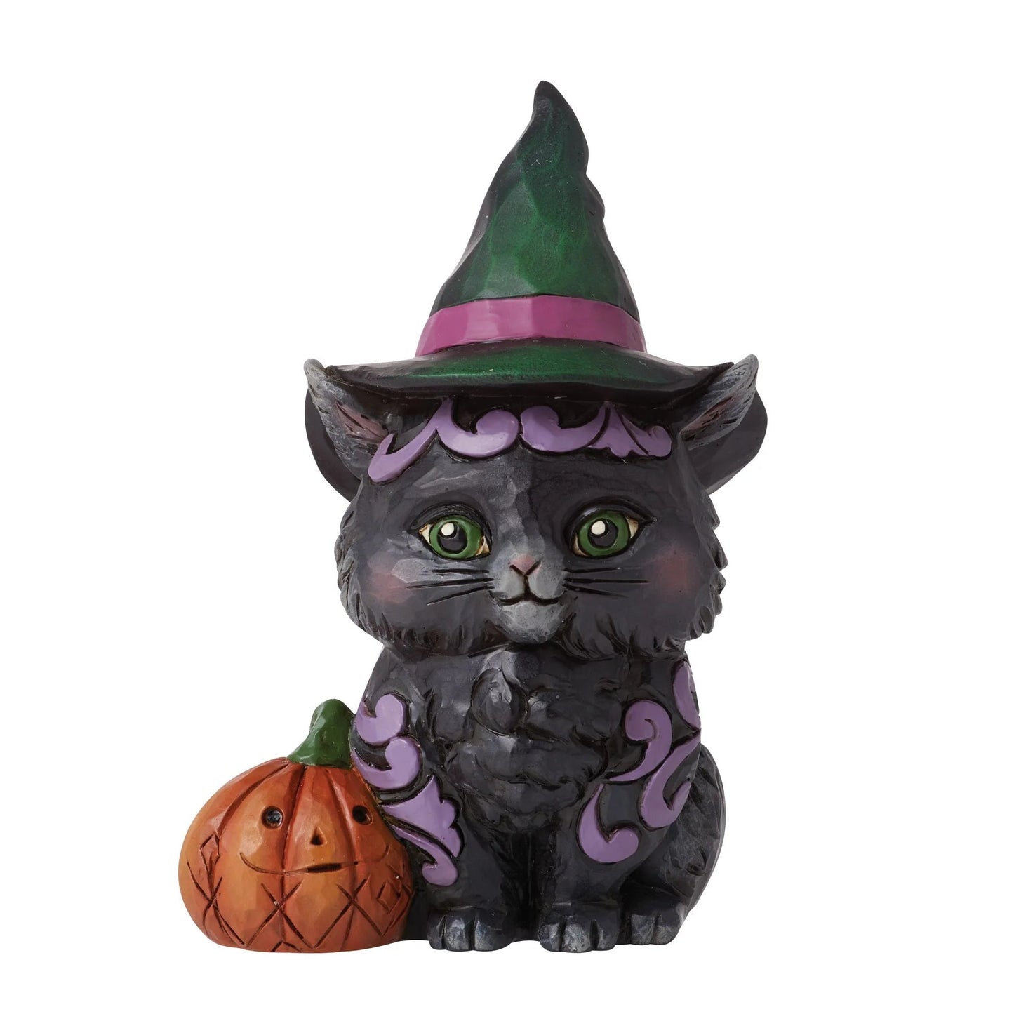 Jim Shore Heartwood Creek Black Cat Mini Figurine