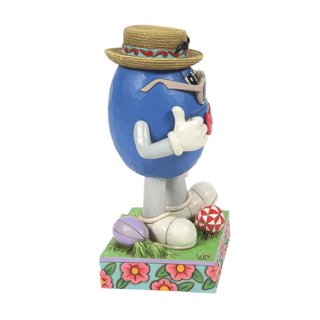 Jim Shore Heartwood Creek M&M'S Blue Character with Bowtie Figurine