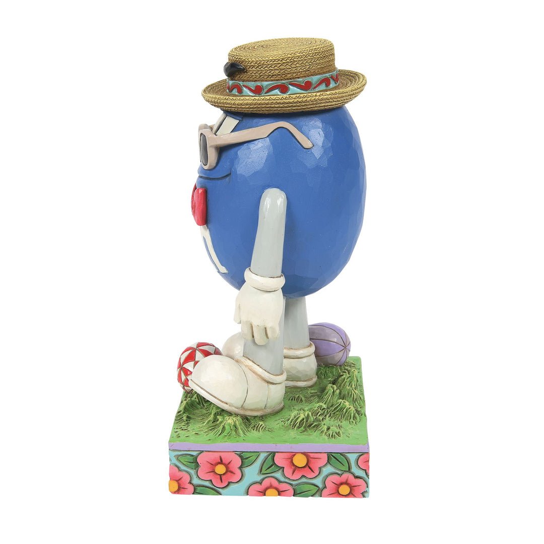 Jim Shore Heartwood Creek M&M'S Blue Character with Bowtie Figurine