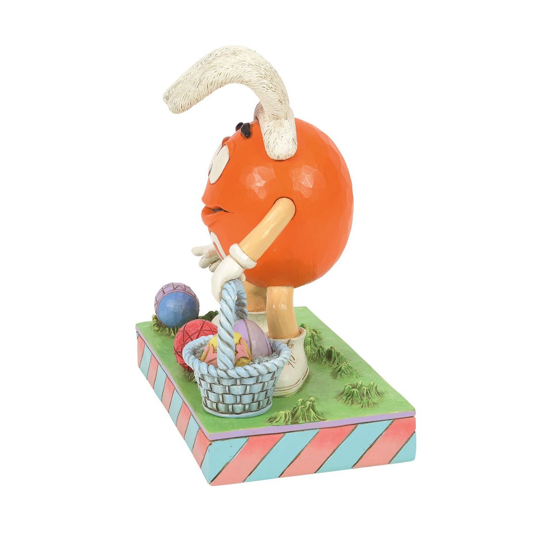 Jim Shore Heartwood Creek M&M'S Orange Character Easter Egg Hunt Figurine