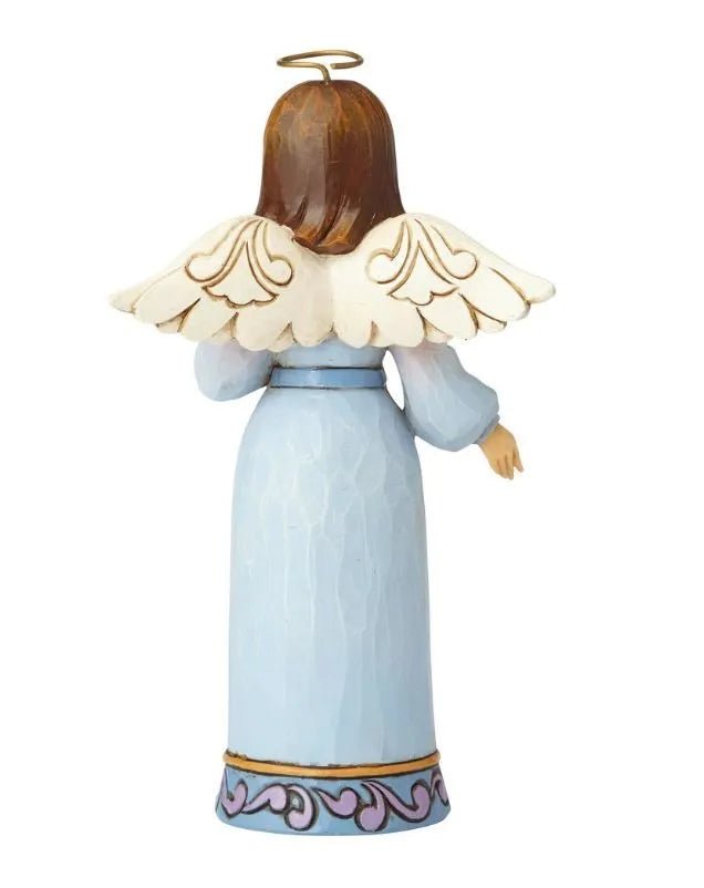 Jim Shore Heartwood Creek Pint Size Nativity Angel Figurine, 5.5"