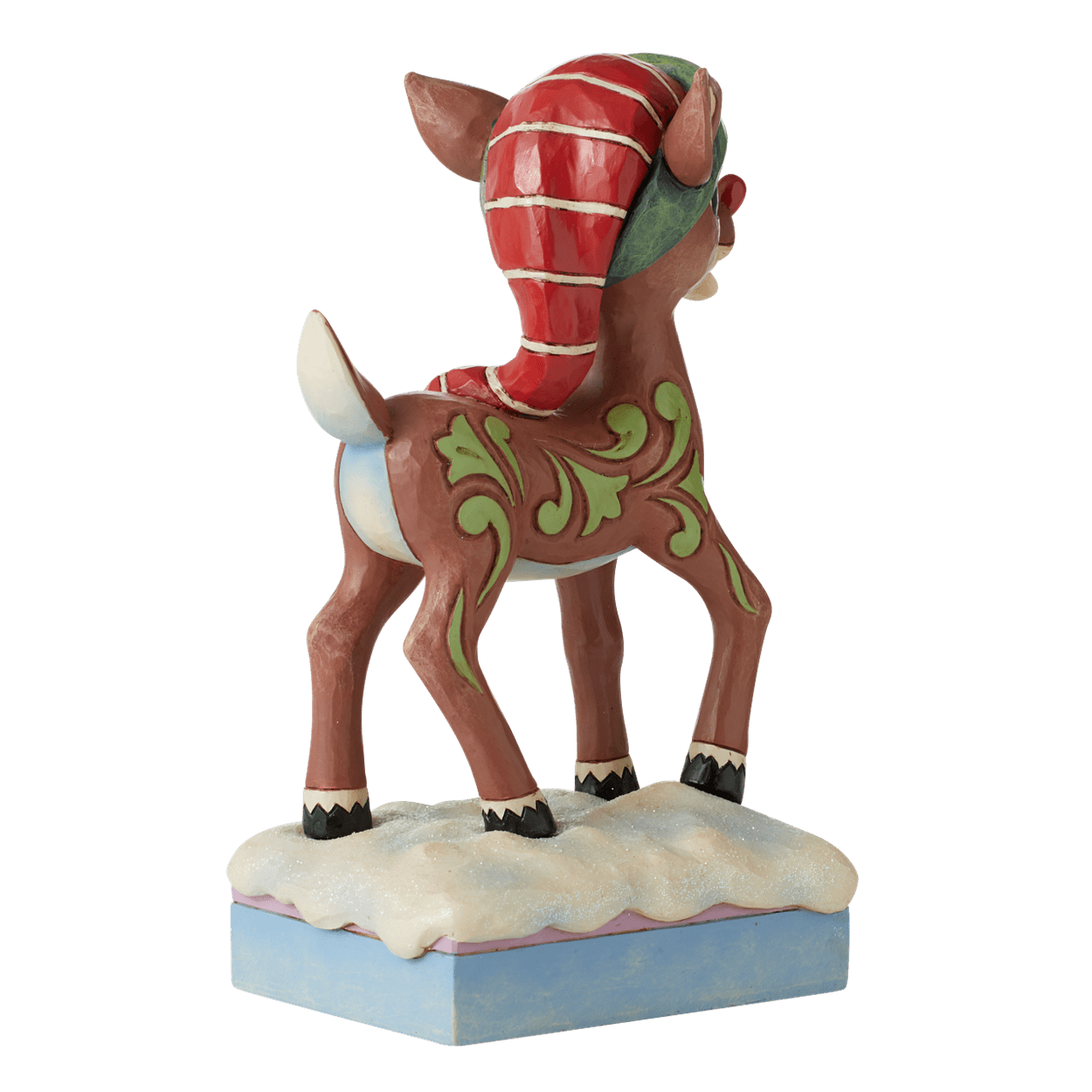 Jim Shore Heartwood Creek Rudolph in Hat Figurine, 6.89 Inch