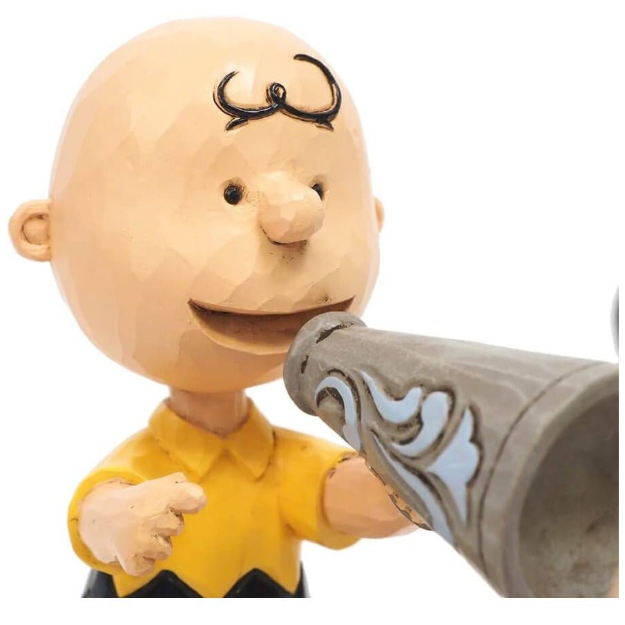 Jim Shore Peanuts Christmas Pageant Charlie Brown and Lucy Directors Figurine