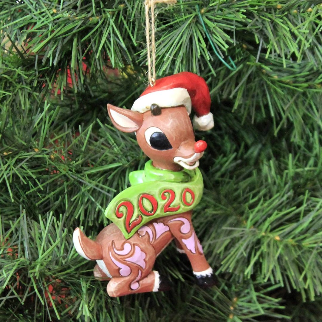 Jim Shore Rudolph The Red Nosed Reindeer 2020 Christmas Ornament