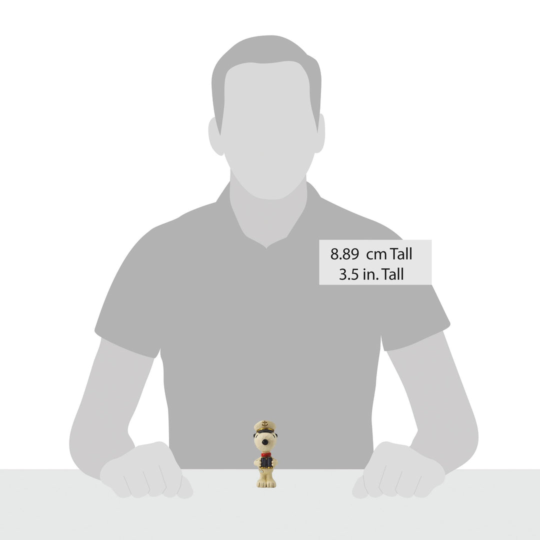 Jim Shore Snoopy Sailor Captain Mini Figurine