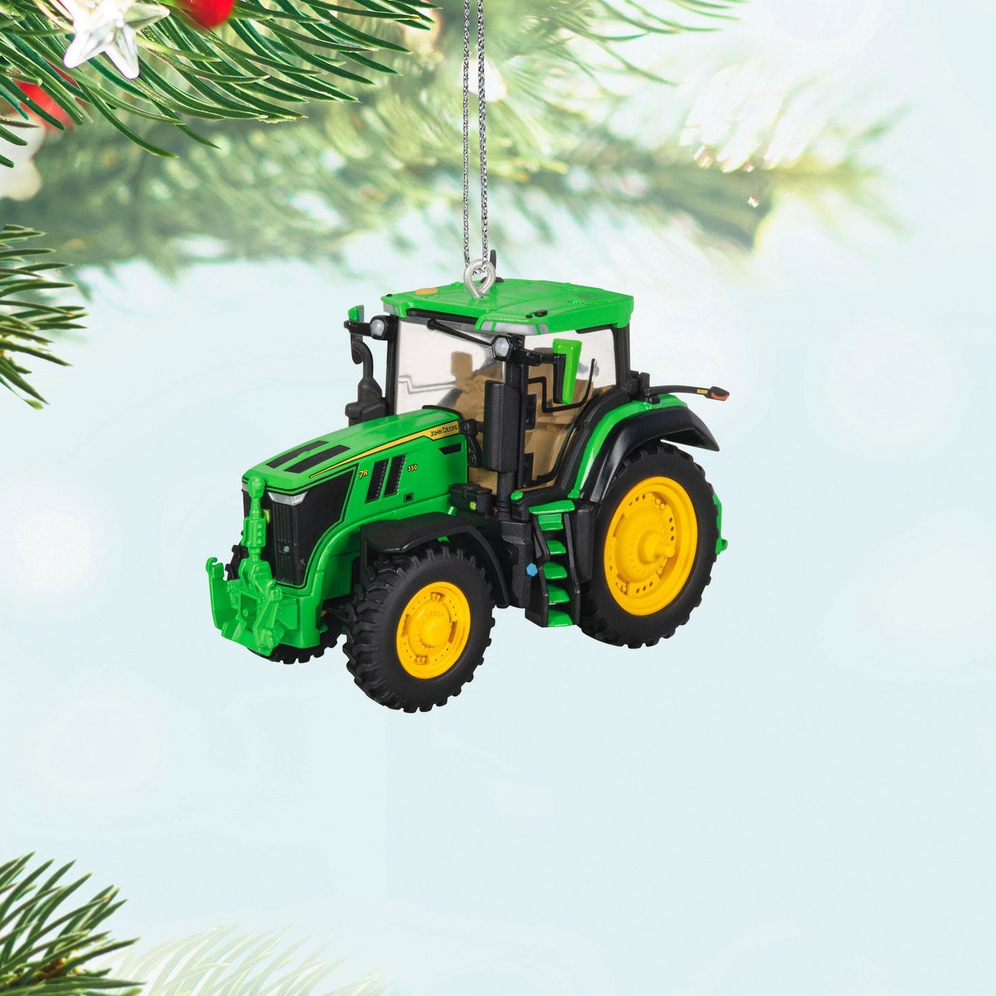 John Deere 7R 350 Tractor Metal 2024 Keepsake Ornament