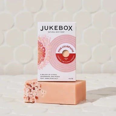 Jukebox All Natural Bar Soap, Pink Champagne