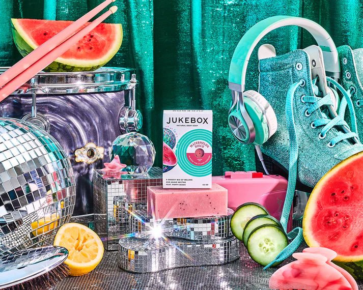 Jukebox All Natural Bar Soap, Watermelon Disco