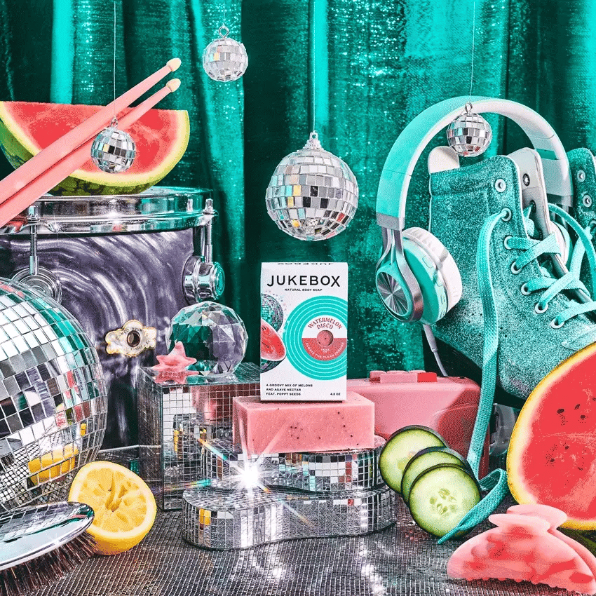 Jukebox All Natural Bar Soap, Watermelon Disco