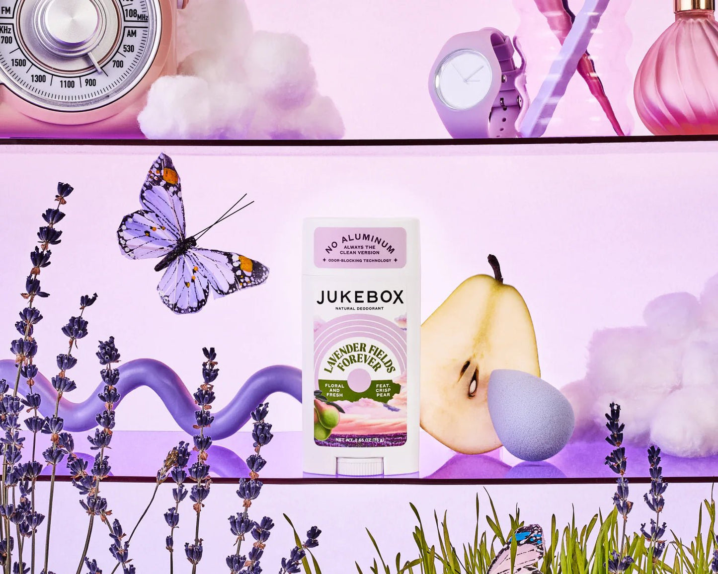 Jukebox Natural Deodorant - Lavender Fields Forever