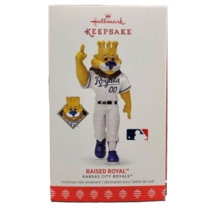 Kansas City Royals Raised Royal Mascot Sluggerrr Keepsake Ornament