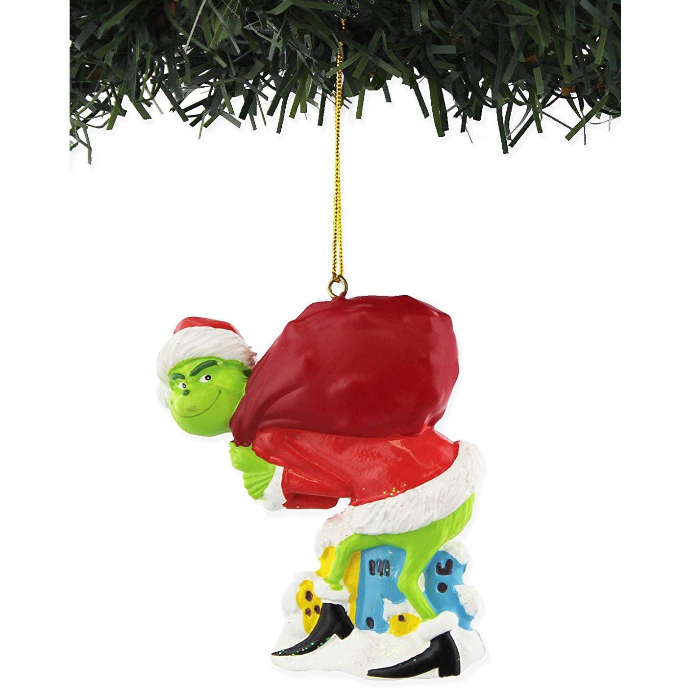 Kurt Adler Dr. Seuss Grinch Christmas Holiday Personalizable Ornament