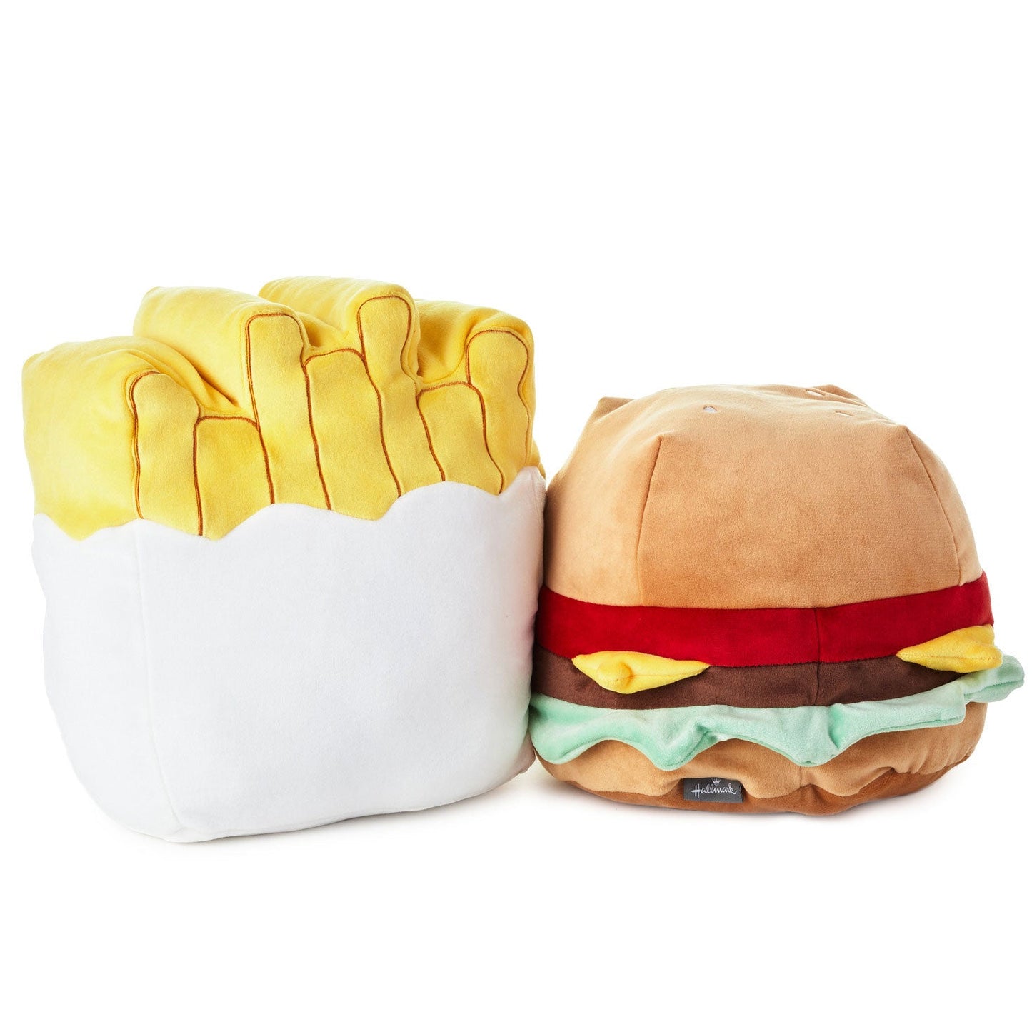 Large Better Together Burger and Fries Magnetic Plush, 10.25"