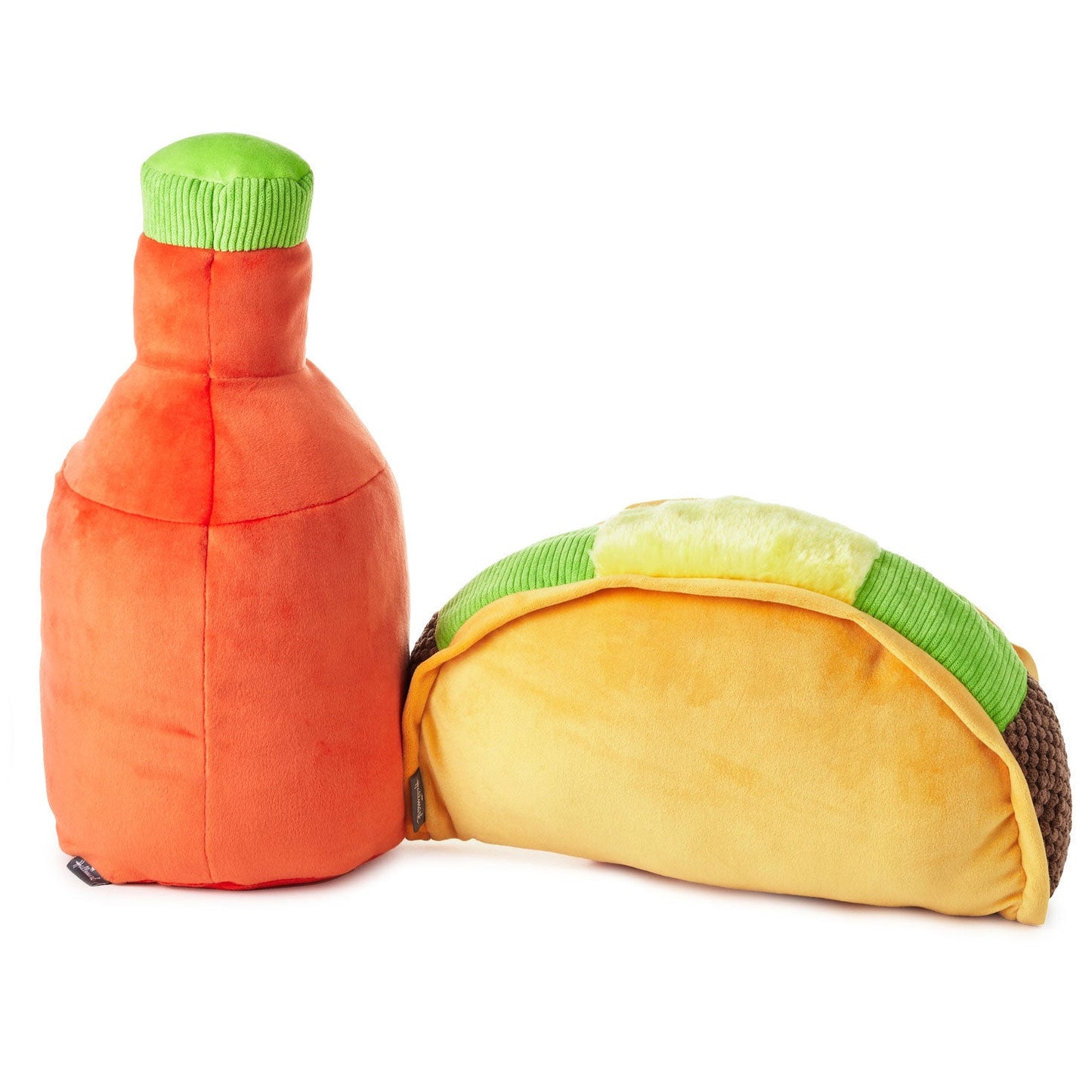 Large Better Together Taco and Hot Sauce Magnetic Plush, 16"