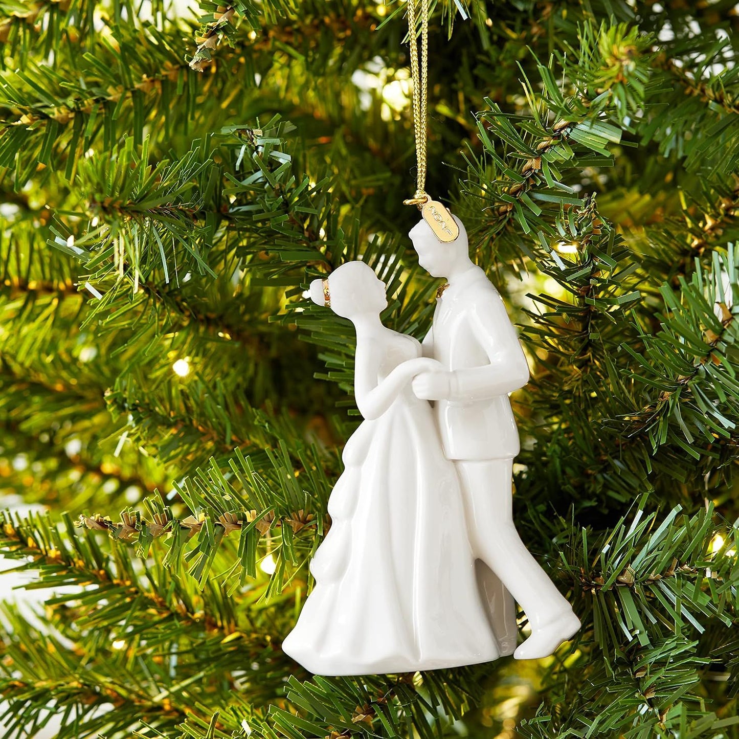 Lenox 2021 Bride & Groom Ornament