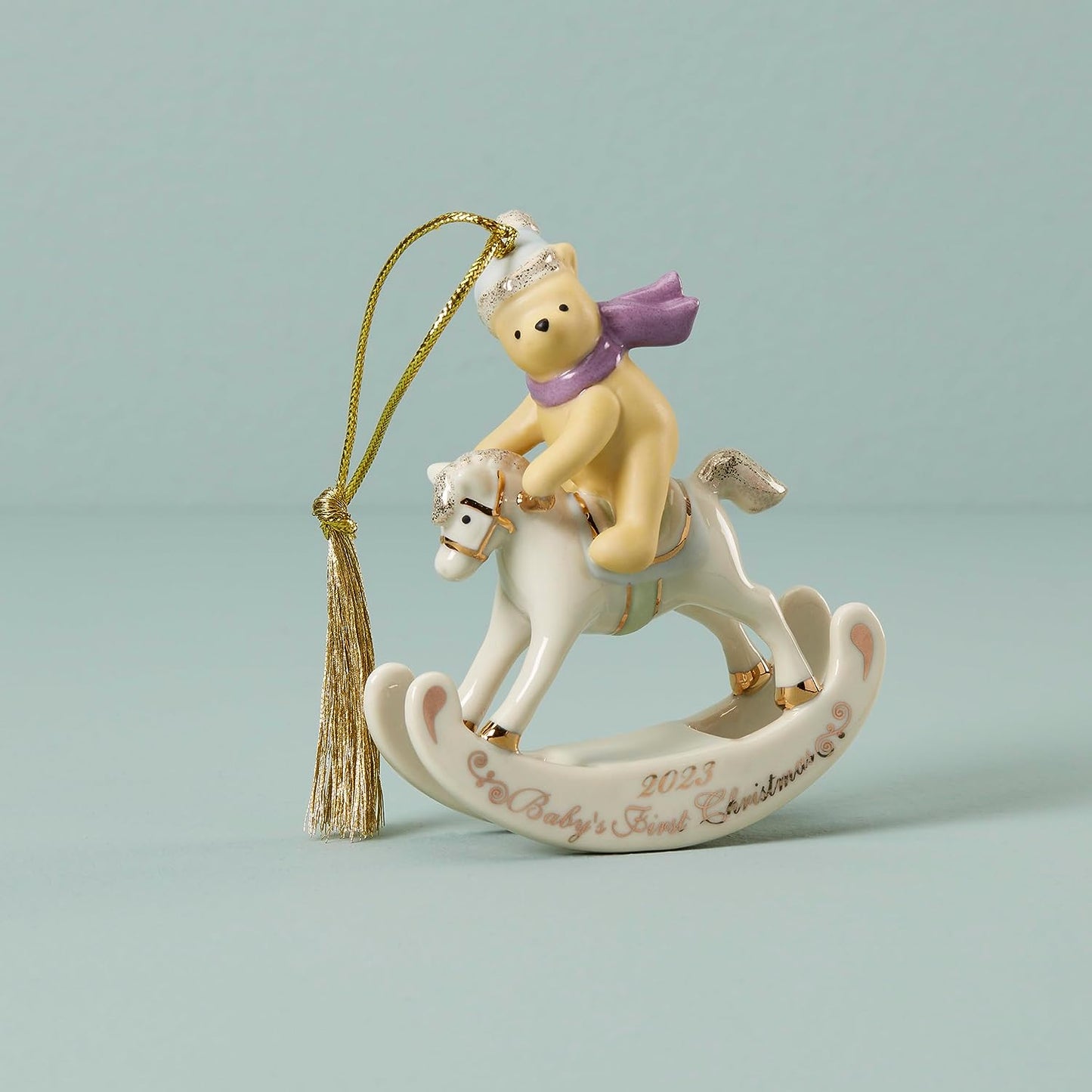 Lenox 2023 Winnie the Pooh Baby's 1st Christmas Ornament