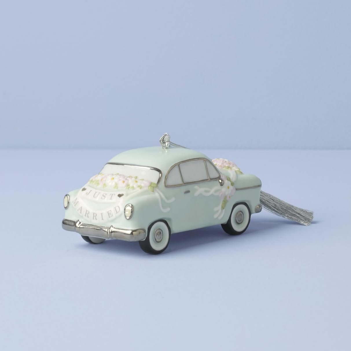 Lenox 2025 Just Married Vintage Car Christmas Ornament