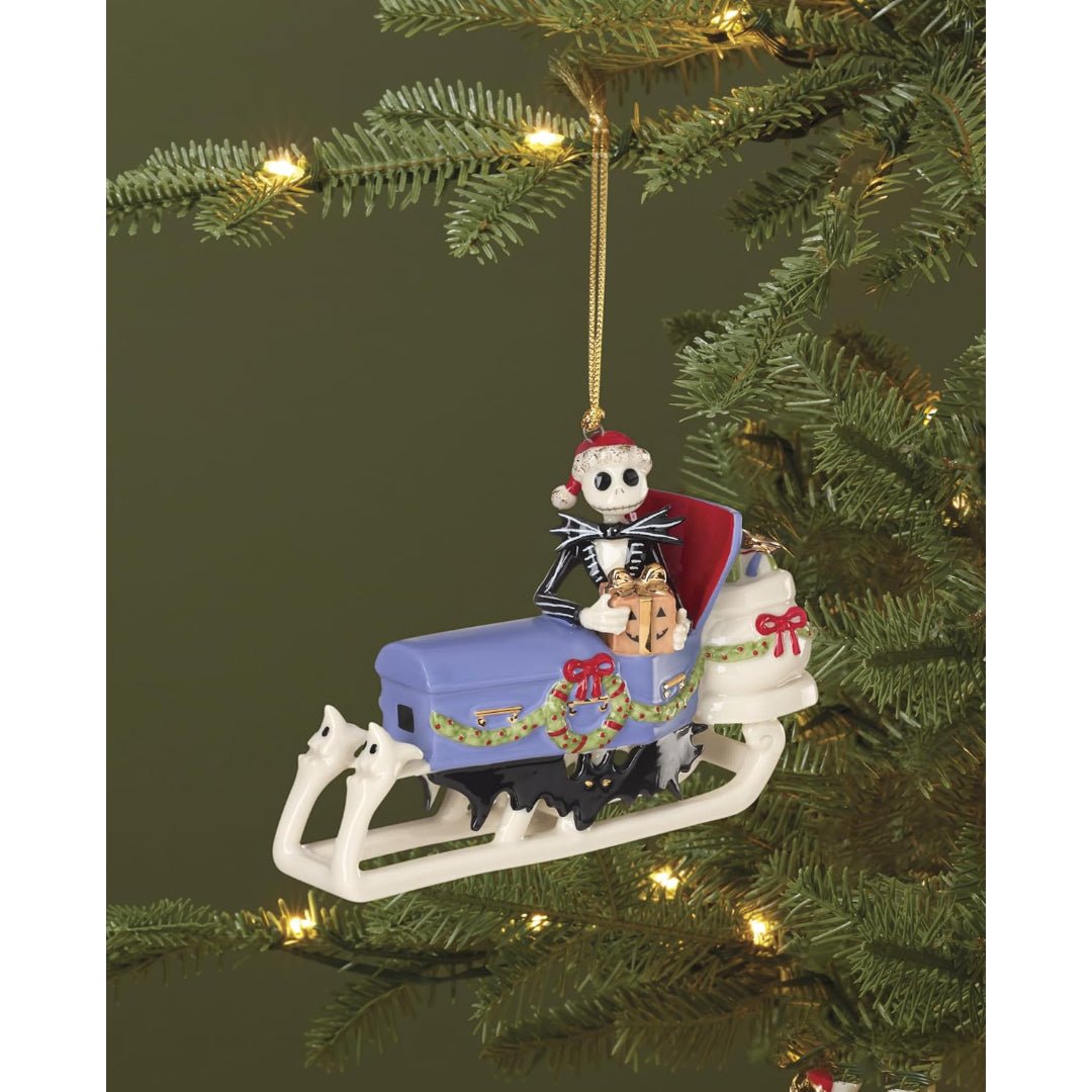 Lenox 2026 Jack Skellington Sledding Ornament