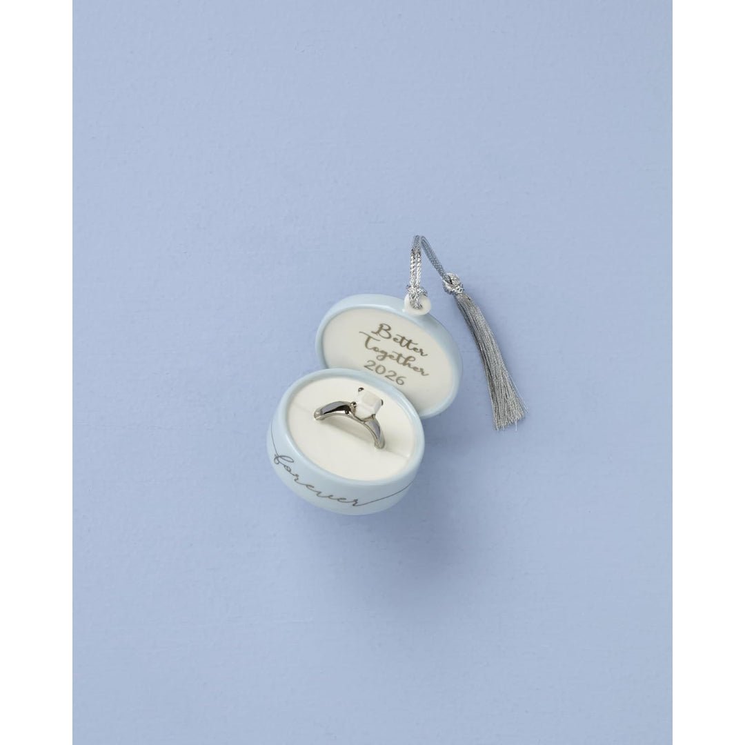 Lenox 2026 Together Forever Ring Box Ornament
