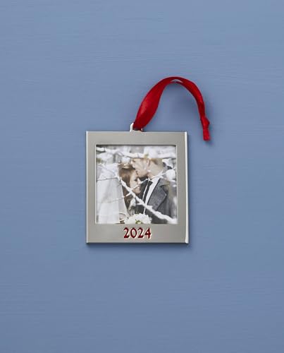Lenox 895767 2024 Frame Charm Metal Ornament