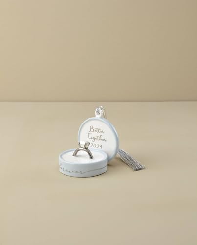 Lenox 895775 2024 Together Forever Ring Box Ornament