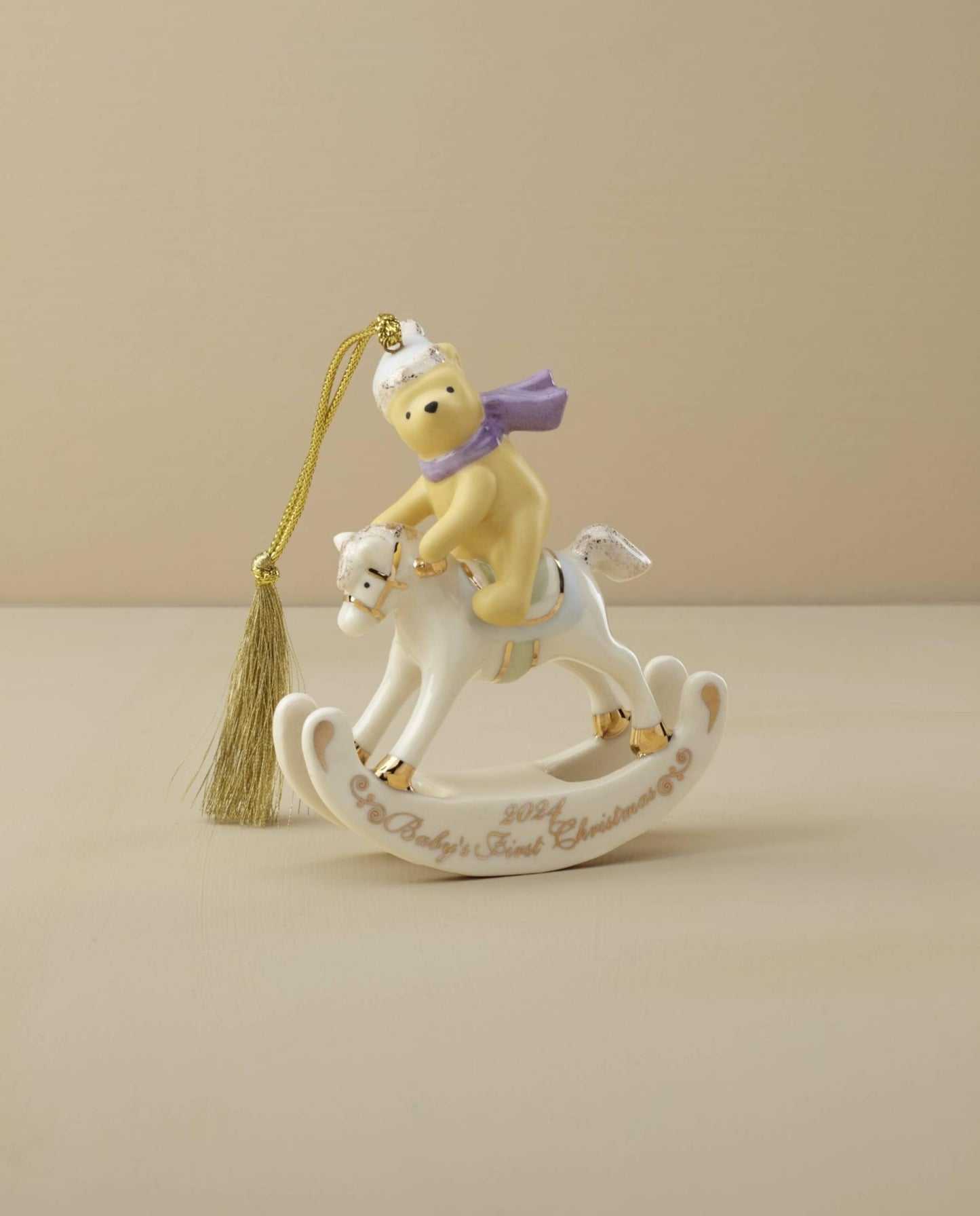 Lenox 895777 2024 Winnie The Pooh Baby's 1st Christmas Ornament