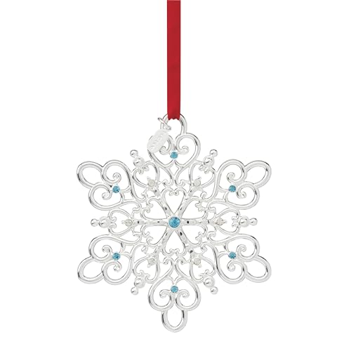 Lenox 895948 2024 Snow Majesty Ornament, 20th Edition