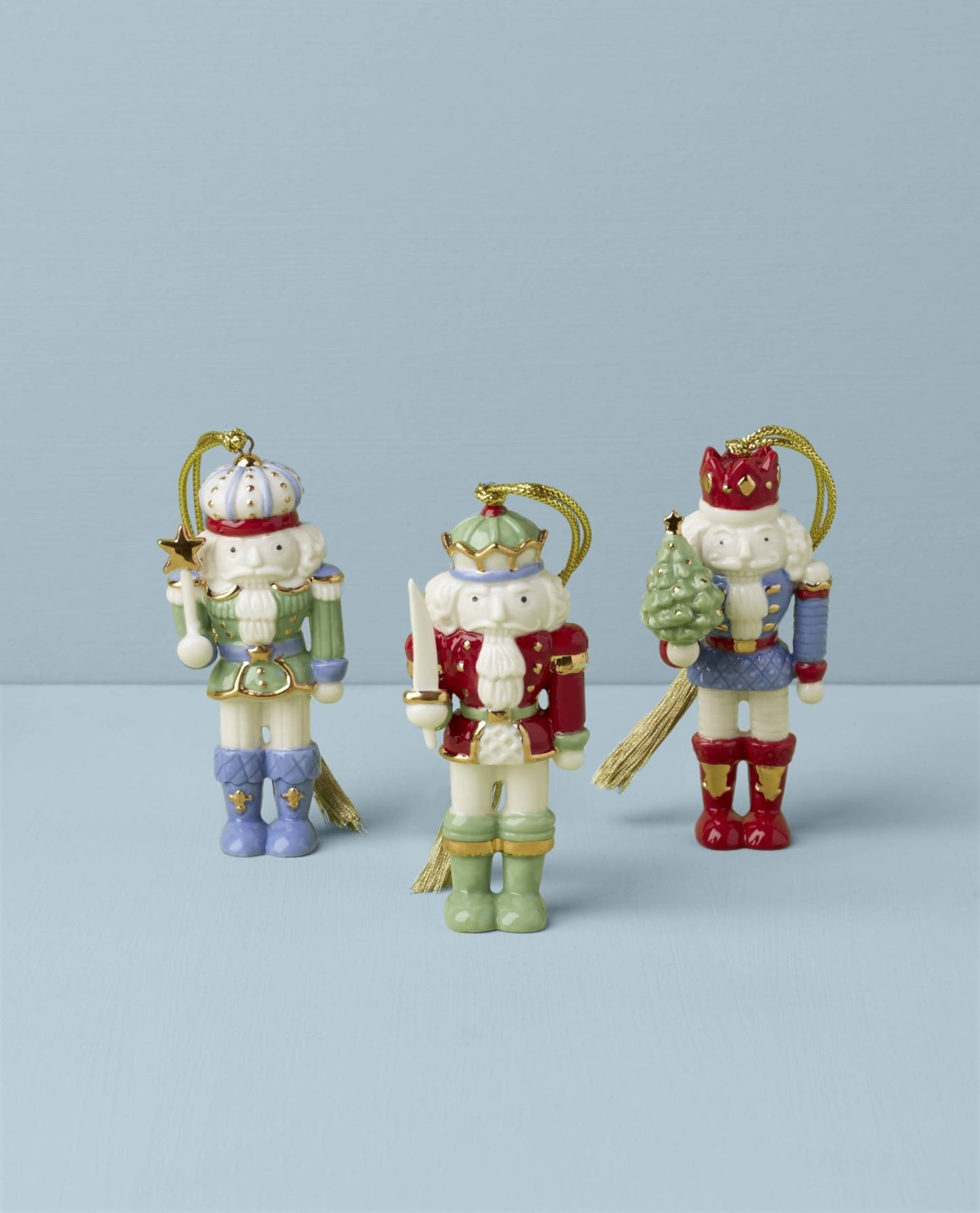 Lenox 896870 Nutcracker 3 - Piece Ornament Set