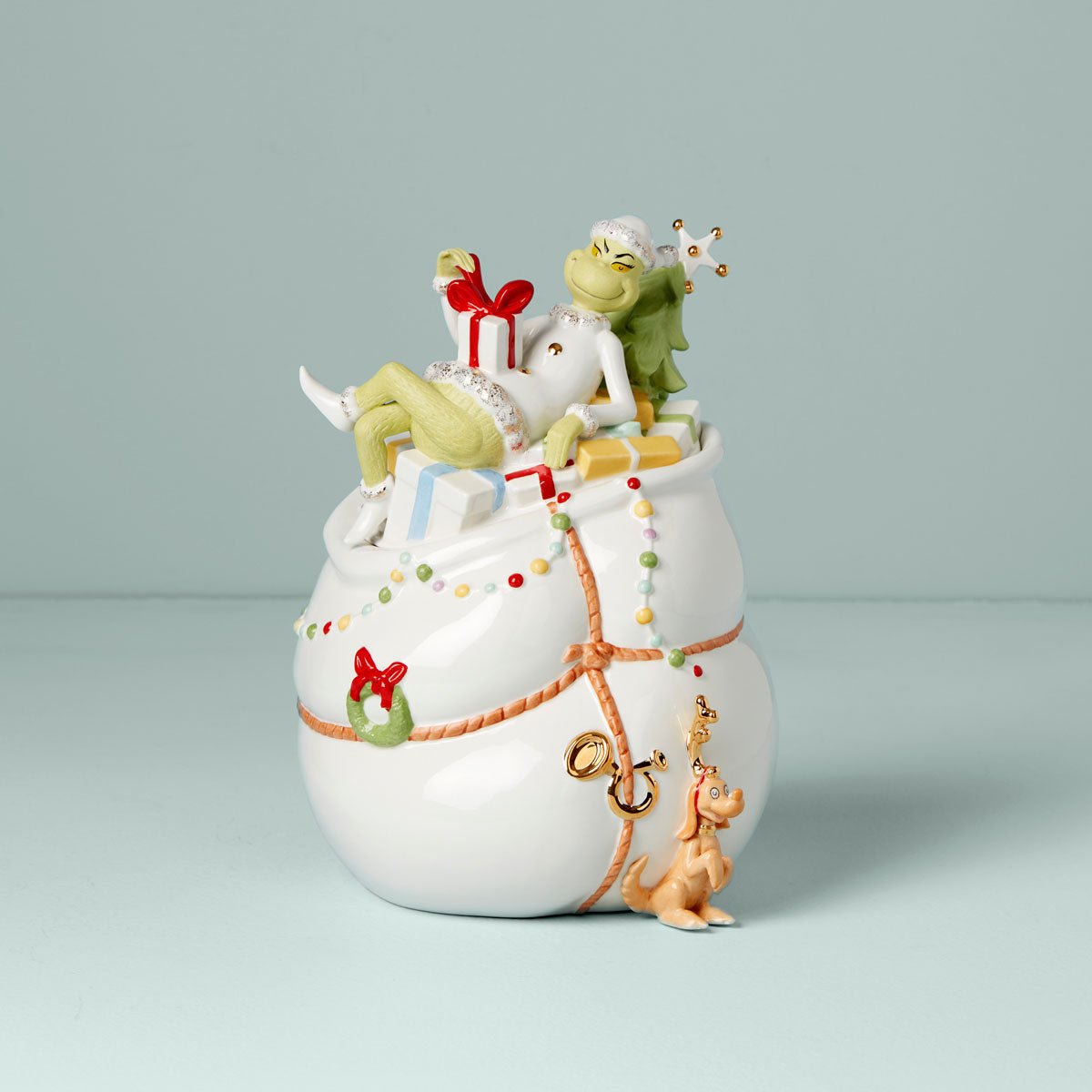Lenox China Merry Grinchmas Cookie Jar