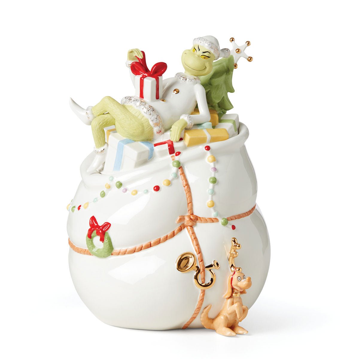 Lenox China Merry Grinchmas Cookie Jar