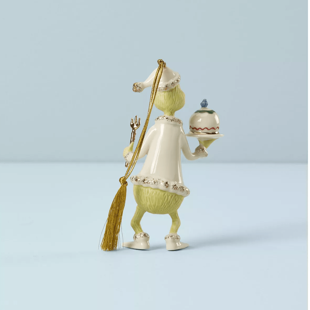 Lenox Grinch Serves The Feast Ornament