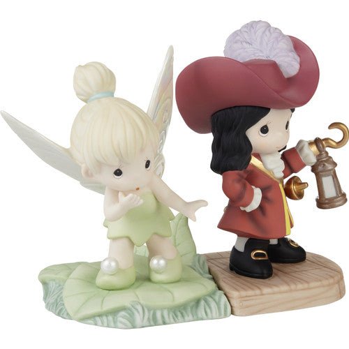 Life Is A Daring Adventure Disney Tinker Bell and Captain Hook 2-Piece Figurine Set