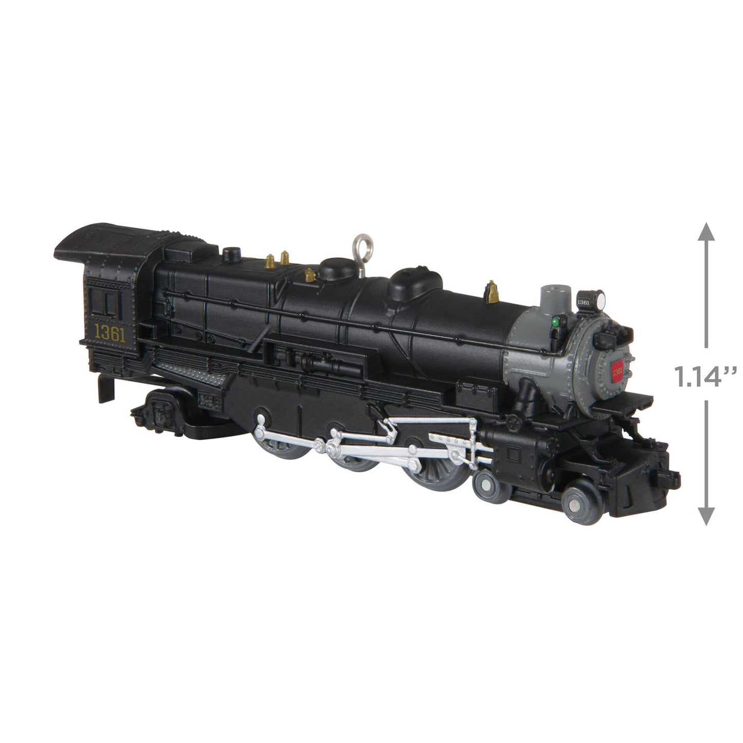 Lionel® Trains Black 1361 Pennsylvania K4 Steam Locomotive , 2023 Keepsake Metal Ornament