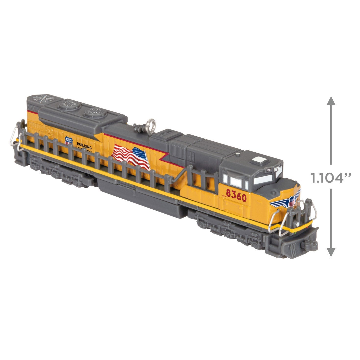Lionel Trains Union Pacific Legacy SD70ACE Metal 2024 Keepsake Ornament
